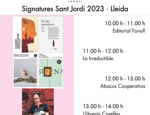 On serem aquest Sant Jordi? Consulta les parades de Fonoll i els horaris de signatures