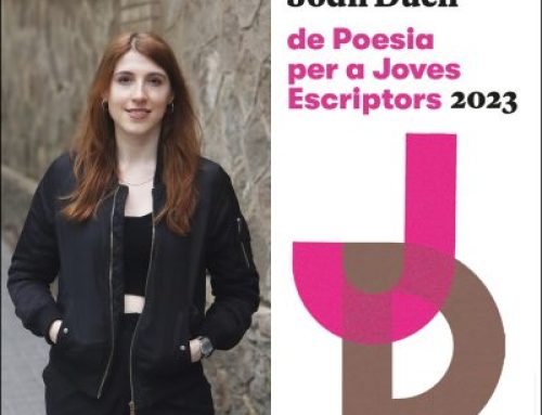 Laia Pujol Abizanda i Joan Graell i Piqué, guanyadors del 24è Premi Joan Duch de poesia per a joves escriptors i del 7è Premi Carles Hac Mor a plaquettes d’escriptura subversiva, respectivament